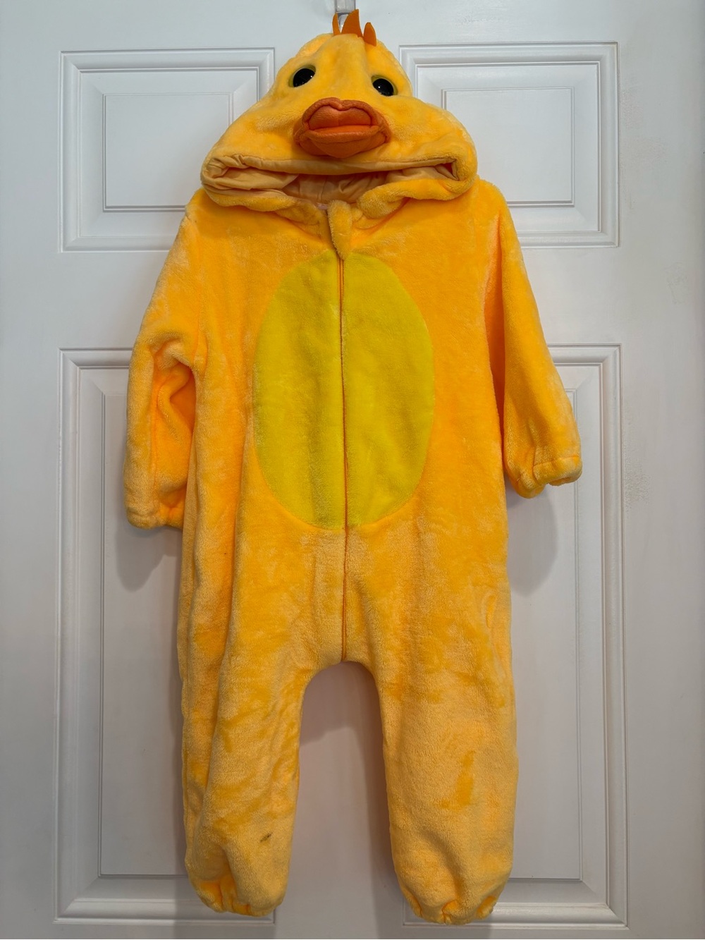 Duck One Piece Zip Up Costume, Fits 2T-3T